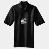 Heavyweight Cotton Pique Polo with Pocket Thumbnail